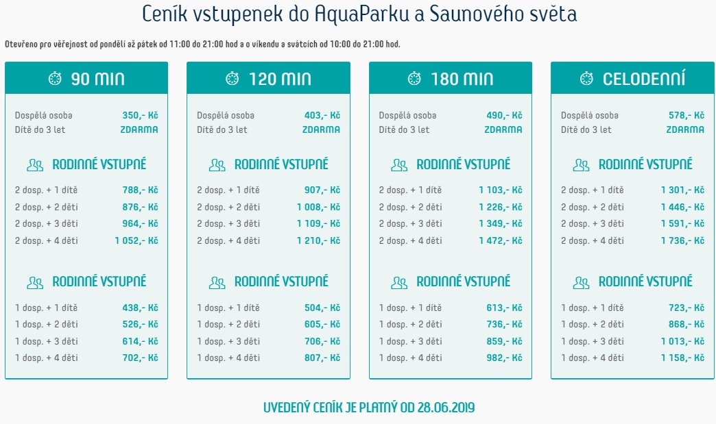 Aquapark Frymburk Cenik
